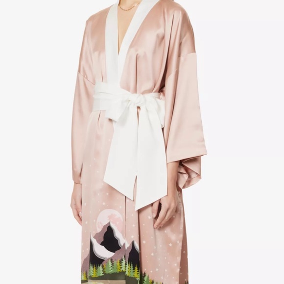 Olivia von Halle Other - Olivia von Halle Silk long robe